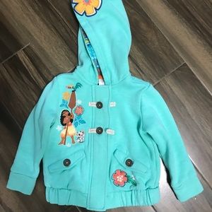 Disney Moana Fleece Hooded Jacket